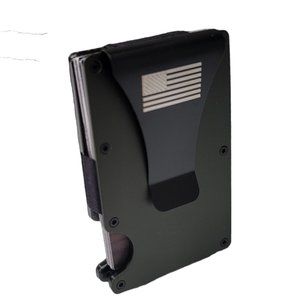 Genuine Sroushaa Carbon Fiber Money Clip Cardholder